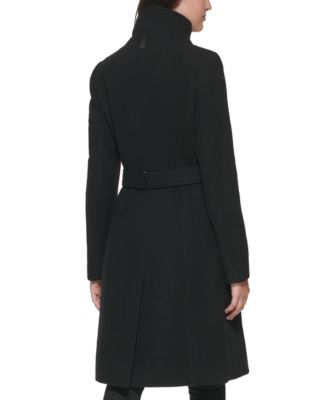 calvin klein wool wrap coat