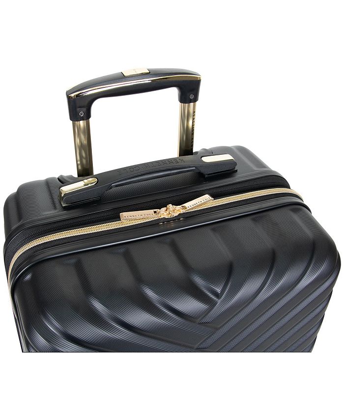 Cole Reaction Madison Square Hardside Chevron Expandable 2pc 20" Carry On Luggage