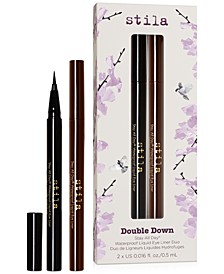 2-Pc. Double Down Stay All Day Waterproof Liquid Eye Liner Set