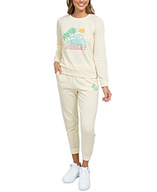 Juniors' Hummel Graphic Burnout Fleece Sweatshirt