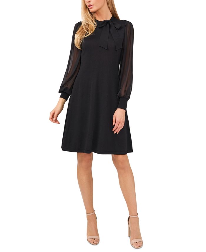 Cece a line bow dress top