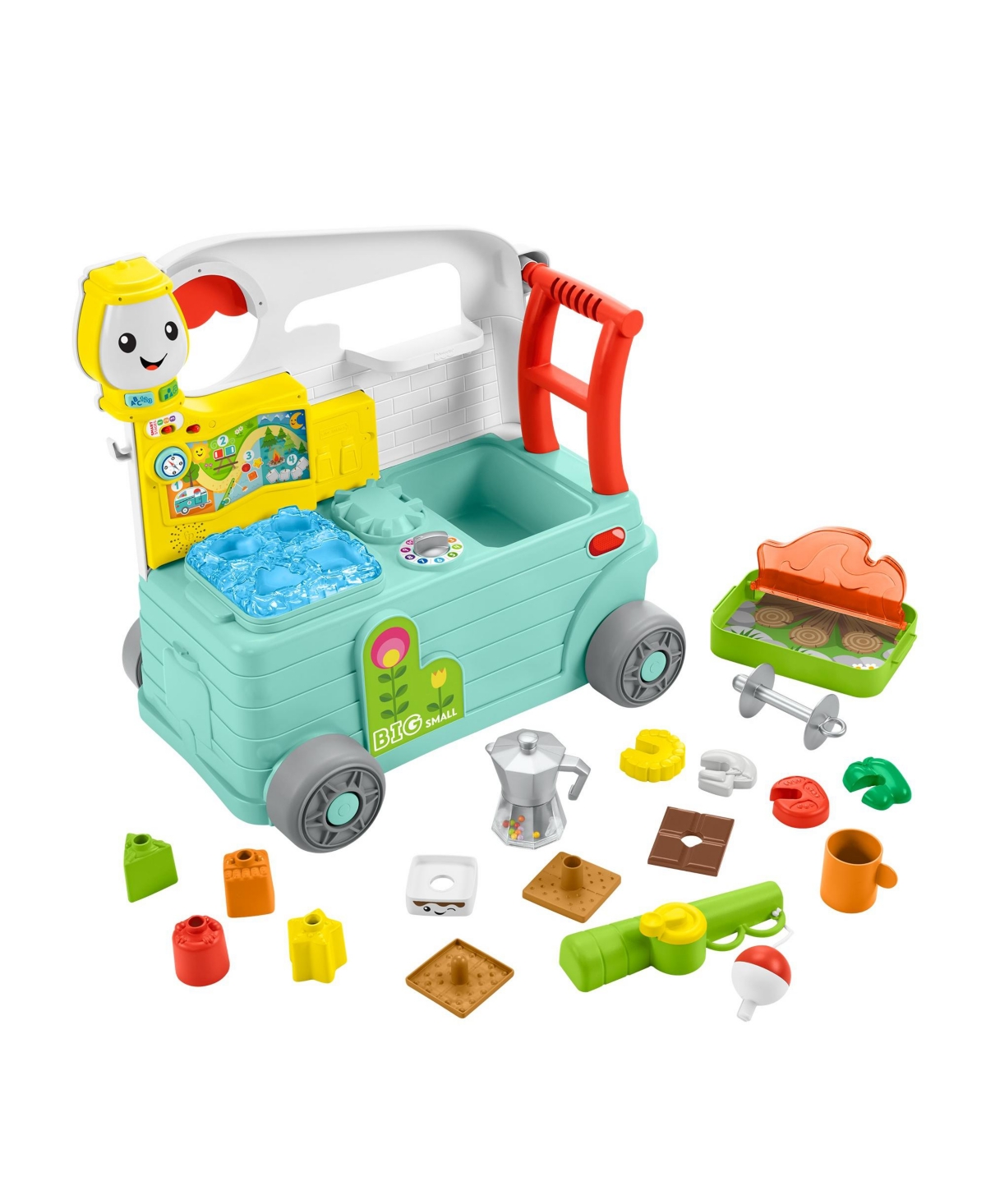 Shop Fisher Price Fisher-price Laugh & Learn 3-in-1 On-the-go Camper In Multi