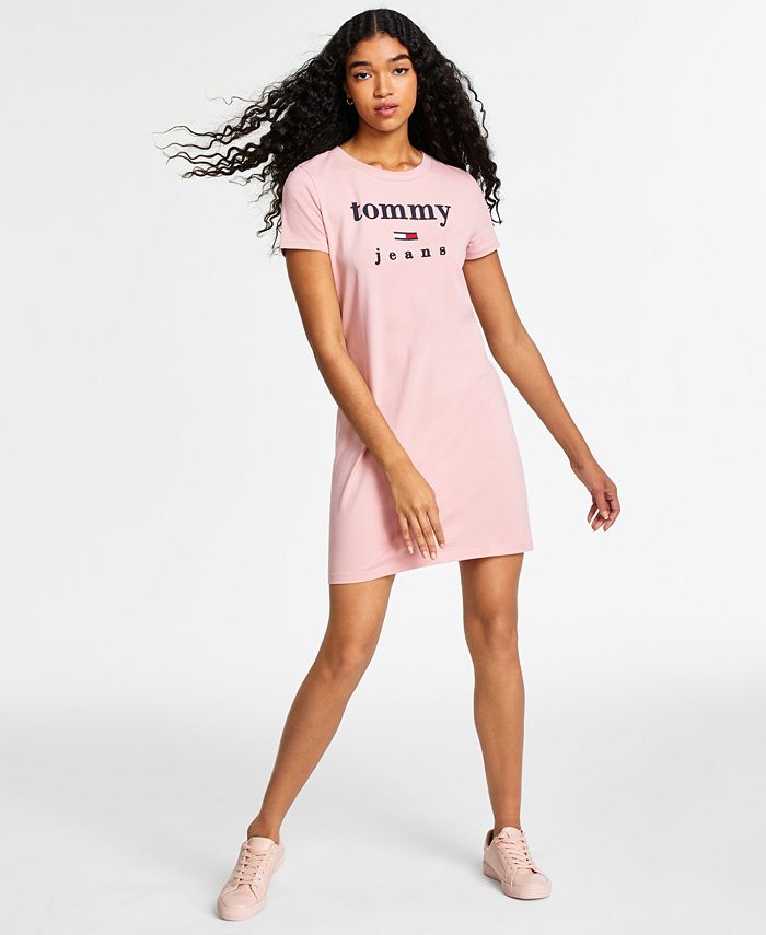 Andes afschaffen schaal Tommy Jeans Logo T-Shirt Dress & Reviews - Dresses - Women - Macy's