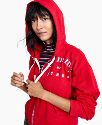 tommy jeans zip up hoodie