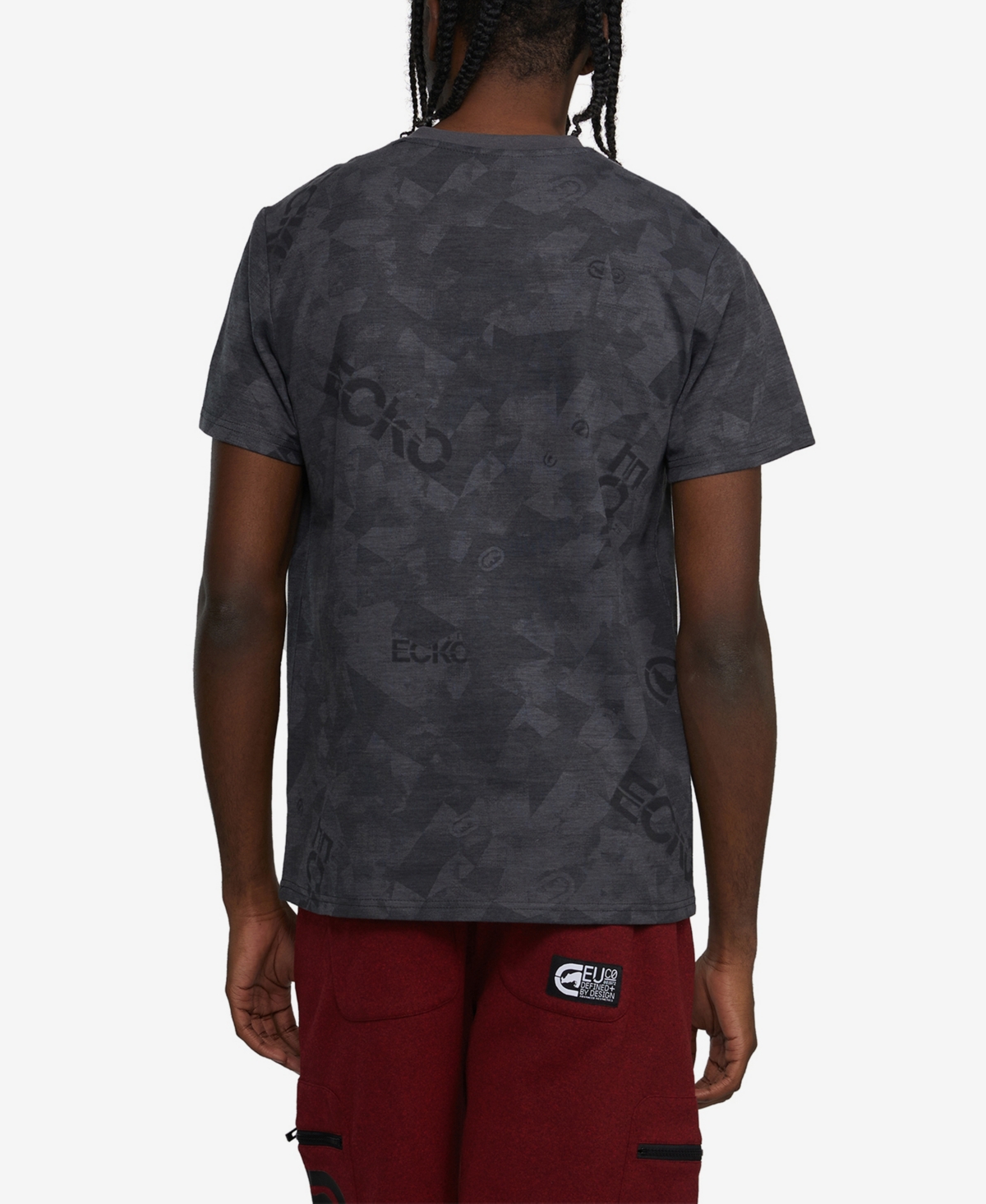 Ecko Unltd Men's Short Sleeve Toot Your Horn V-Neck T-shirt