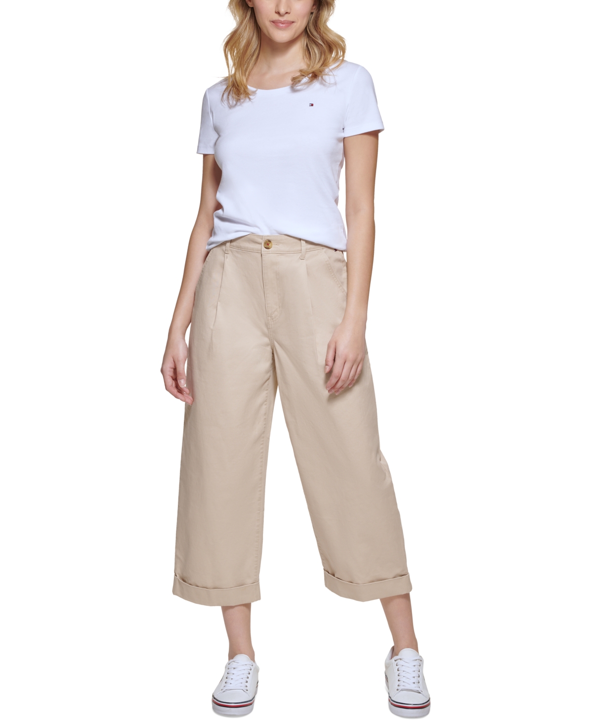 tommy hilfiger wide leg pants