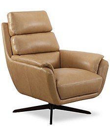 CLOSEOUT! Jarence 36" Leather Chair, Created for Macy's