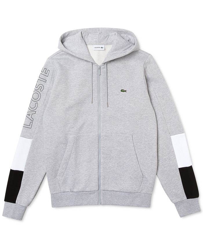Lacoste Men's ZipFront Fleece Hoodie Macy's