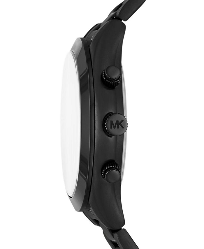 Michael Kors Men's Slim Runway Black Stainless Steel Bracelet Watch