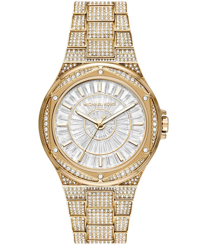 Michael Kors Women s Lennox Gold Tone Stainless Steel Bracelet