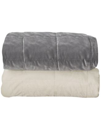Quilted Plush 12.2lbs Weighted Blanket