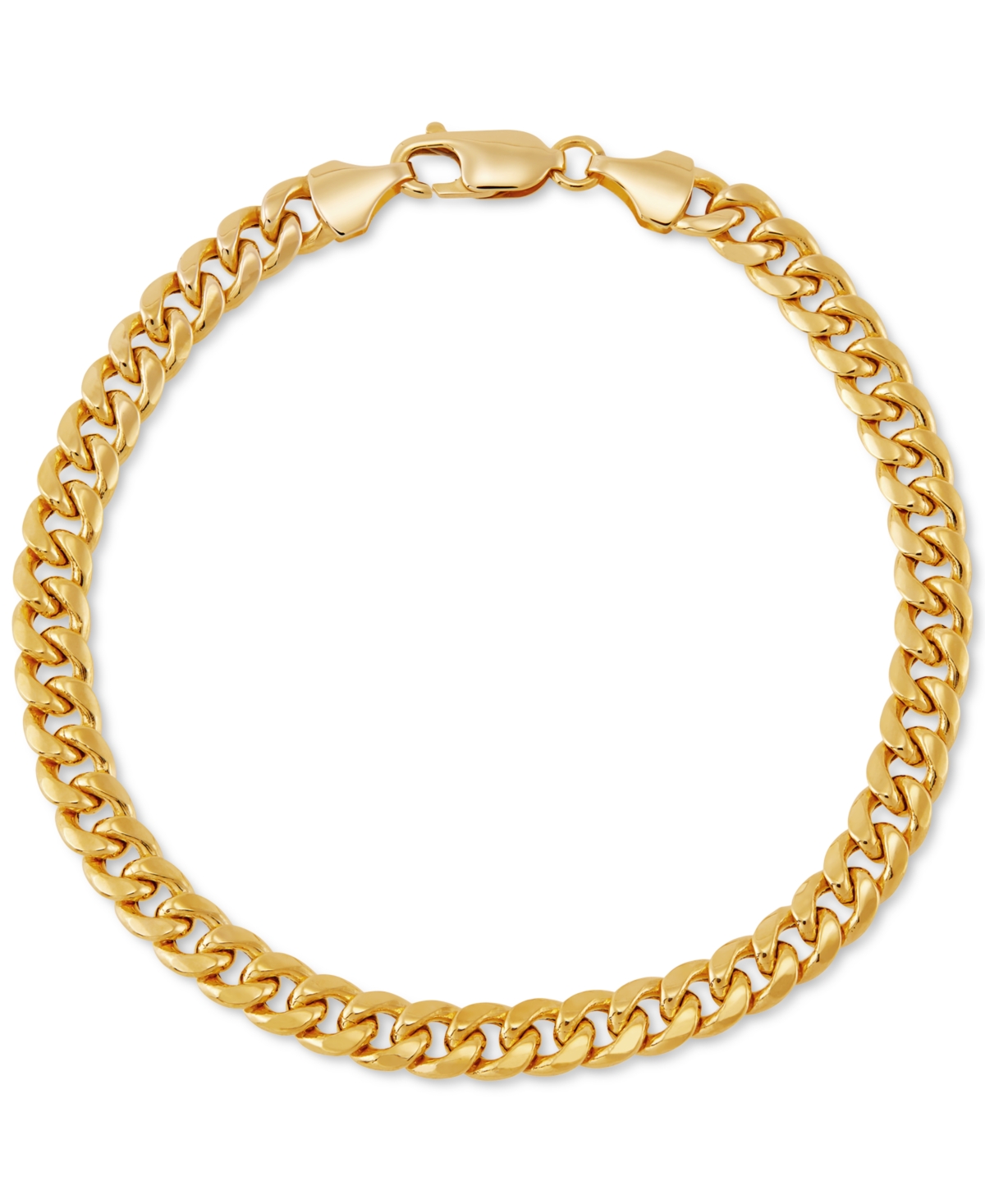 Miami Cuban Chain Bracelet in 10k Gold - Gold