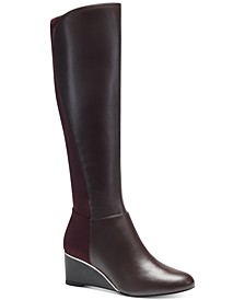 Women's Beverly Wedge Boots, Created for Macy's