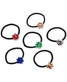 6-Pc. Set Multicolor Bow Ponytail Holder Set, Created for Macy's