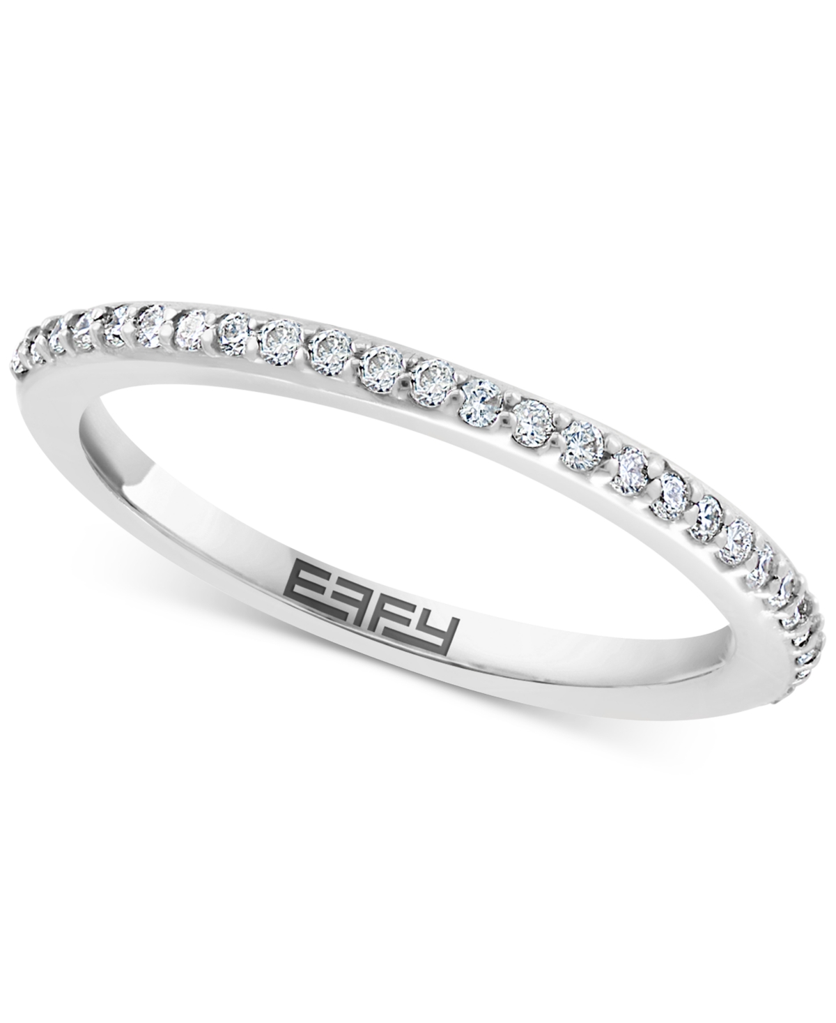 Effy Collection Effy Diamond Band (1/4 Ct. T.w.) In 14k Gold In White Gold