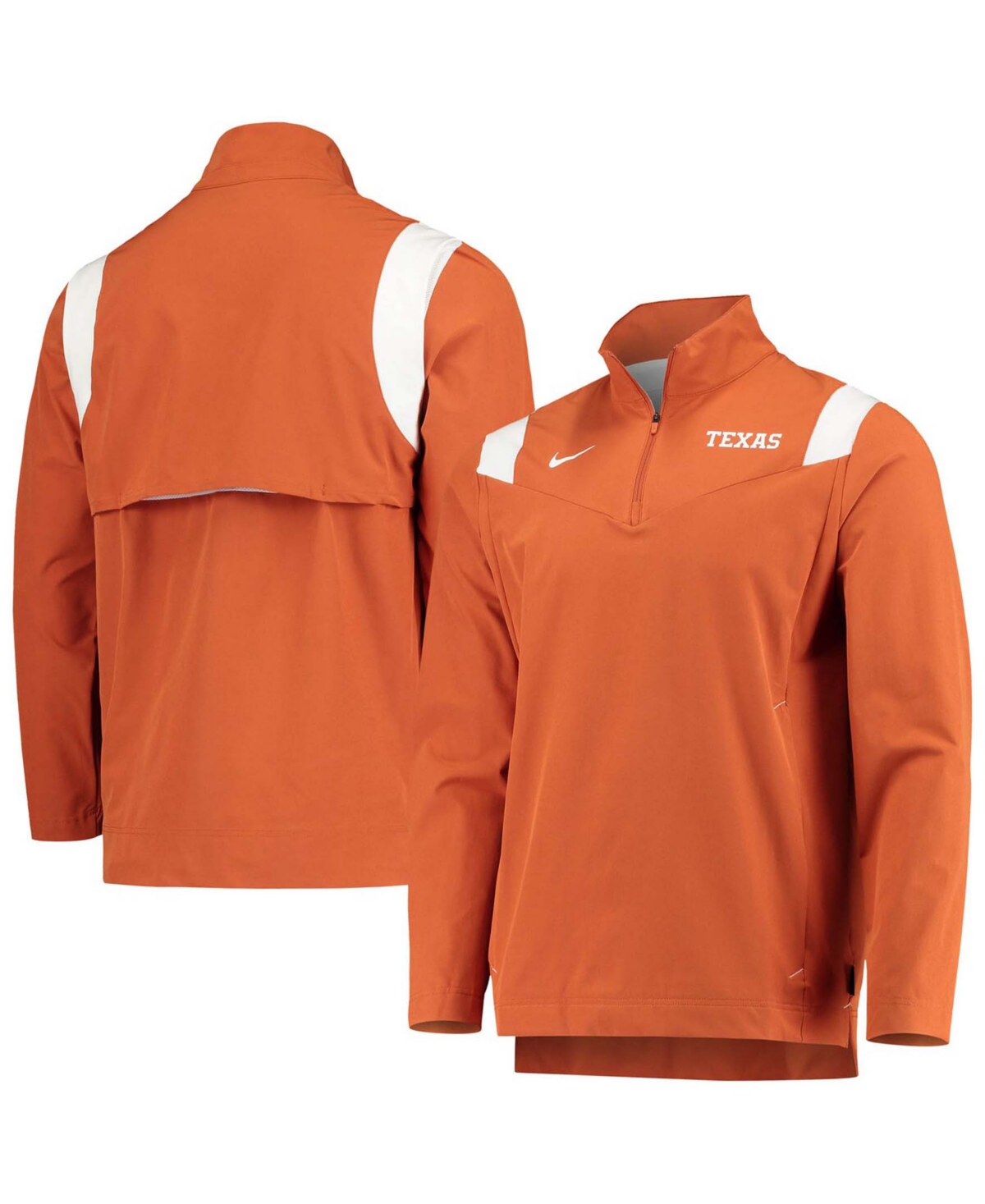 Men's Texas Orange Texas Longhorns Coach Half-Zip Jacket