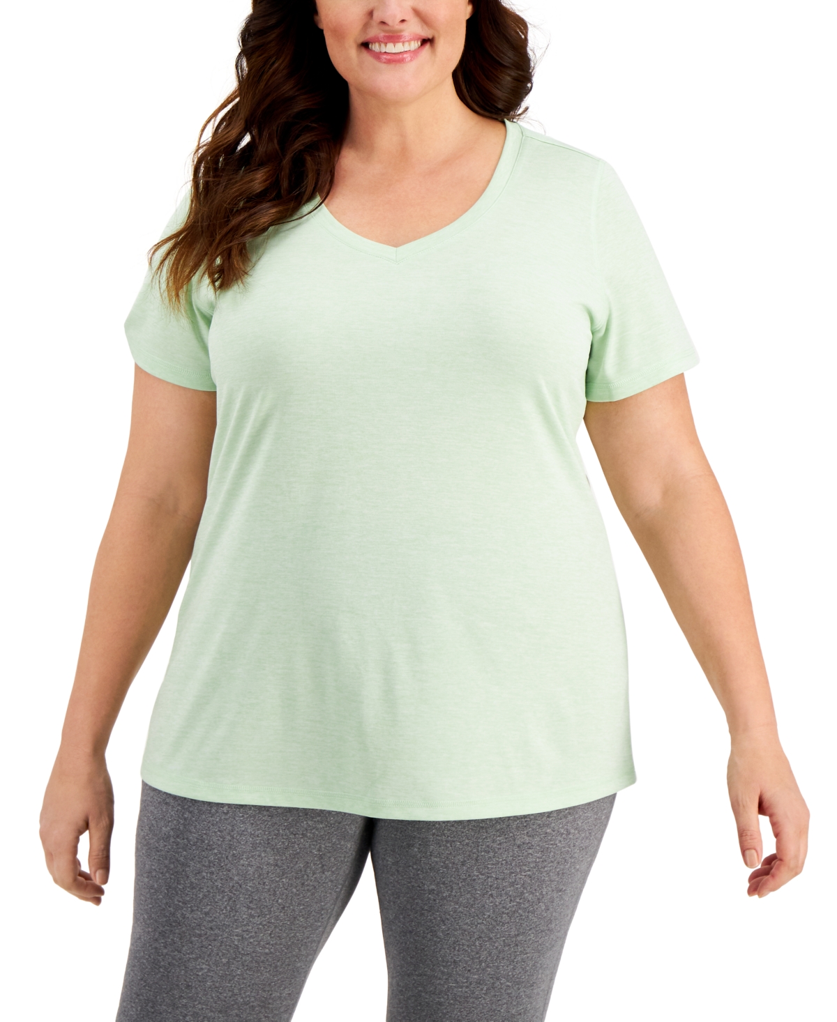 Ideology Plus Size Rapidry VNeck Performance TShirt