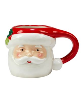 Holiday Magic Santa 4 Piece 3D Mug Set