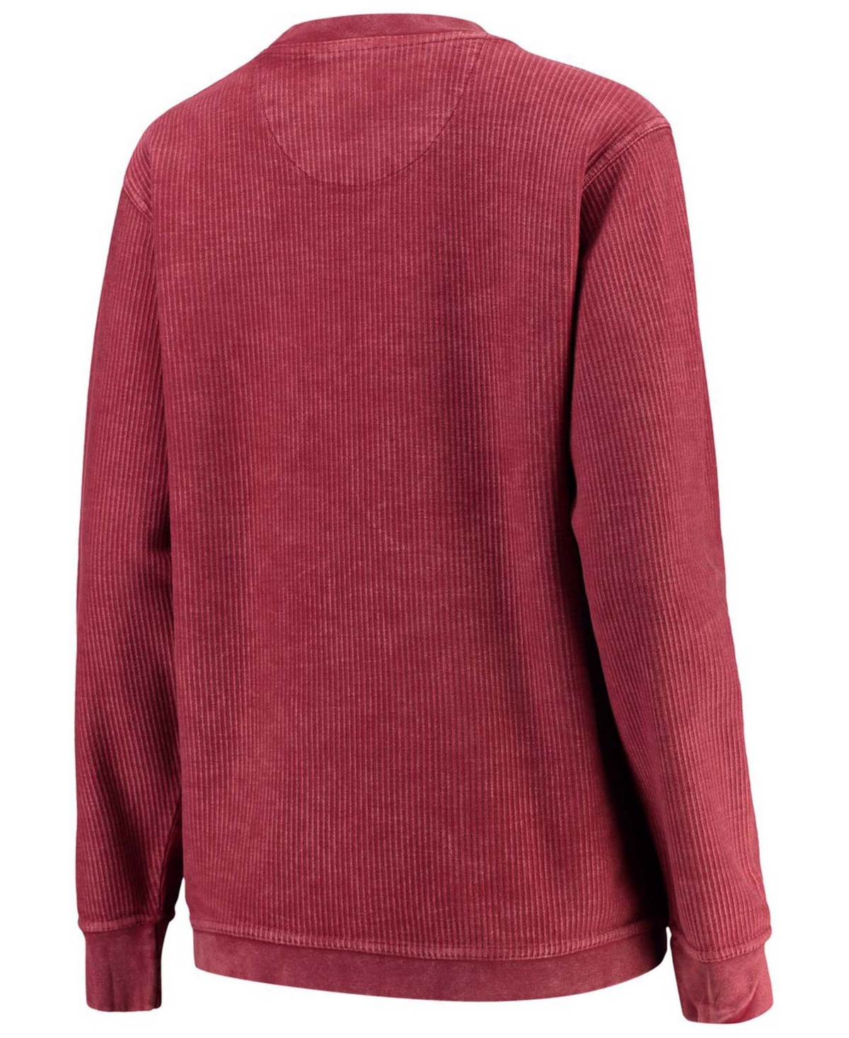 Women'sFlorida State Seminoles Comfy Cord Vintage-Like Wash Basic Arch Pullover Sweatshirt - Garnet