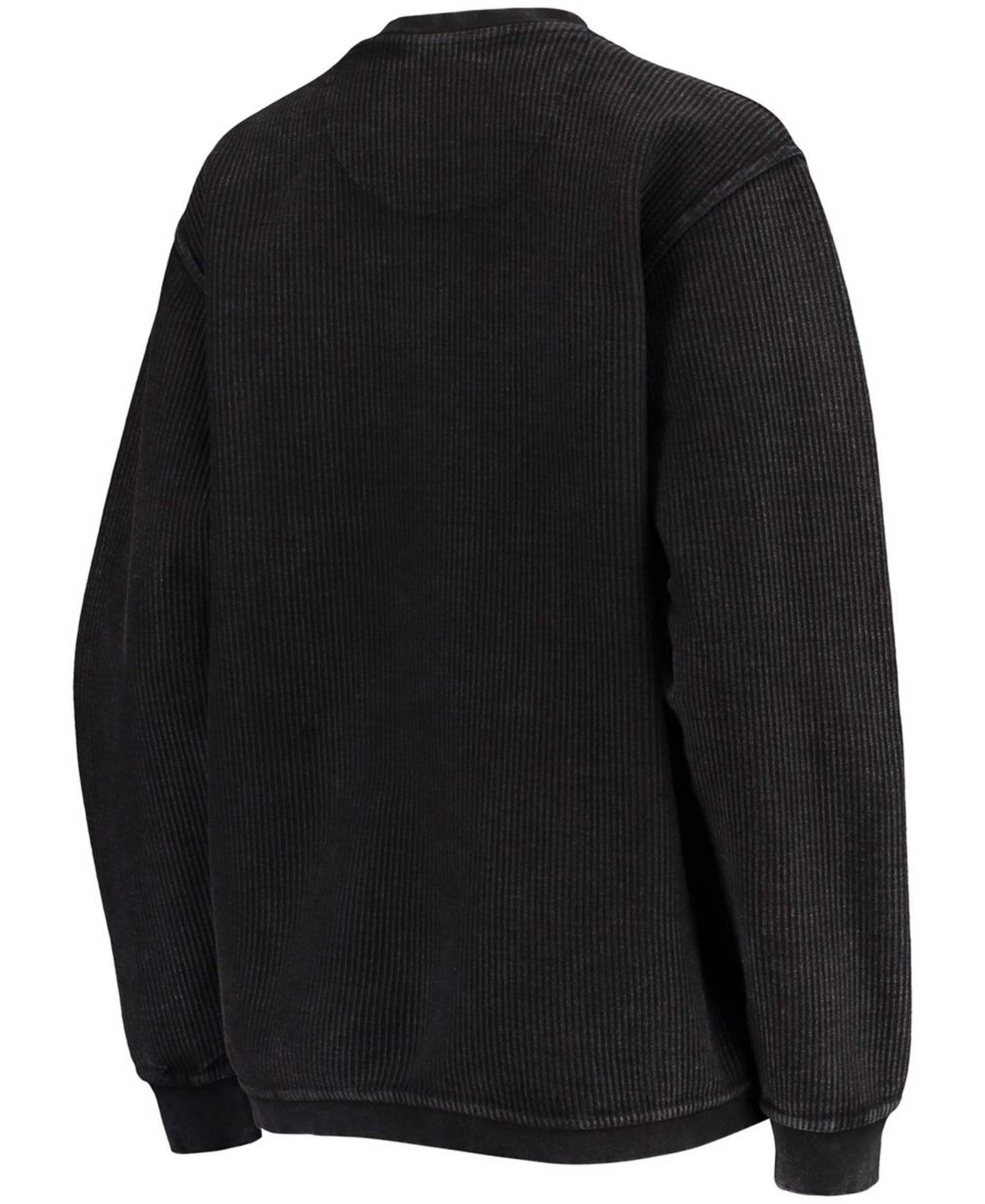 Женская толстовка Pressbox Black Texas Longhorns Comfy Cord Vintage-Like Wash Basic Arch Pullover — фото 3