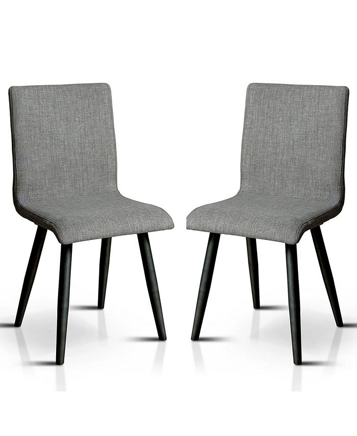 Furniture of America - Janell Side Chair (Set Of 2), Quick Ship