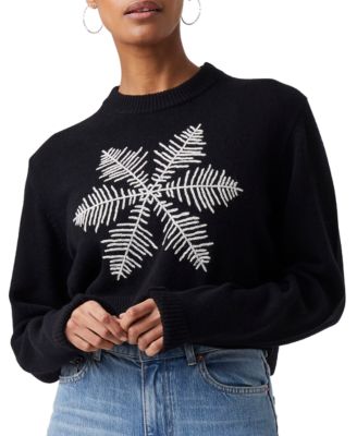snowflake sweater womens