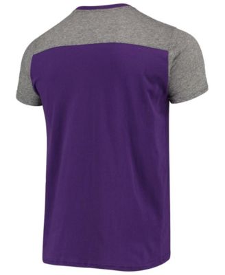 Men's Purple, Gray Minnesota Vikings Field Goal Slub T-shirt