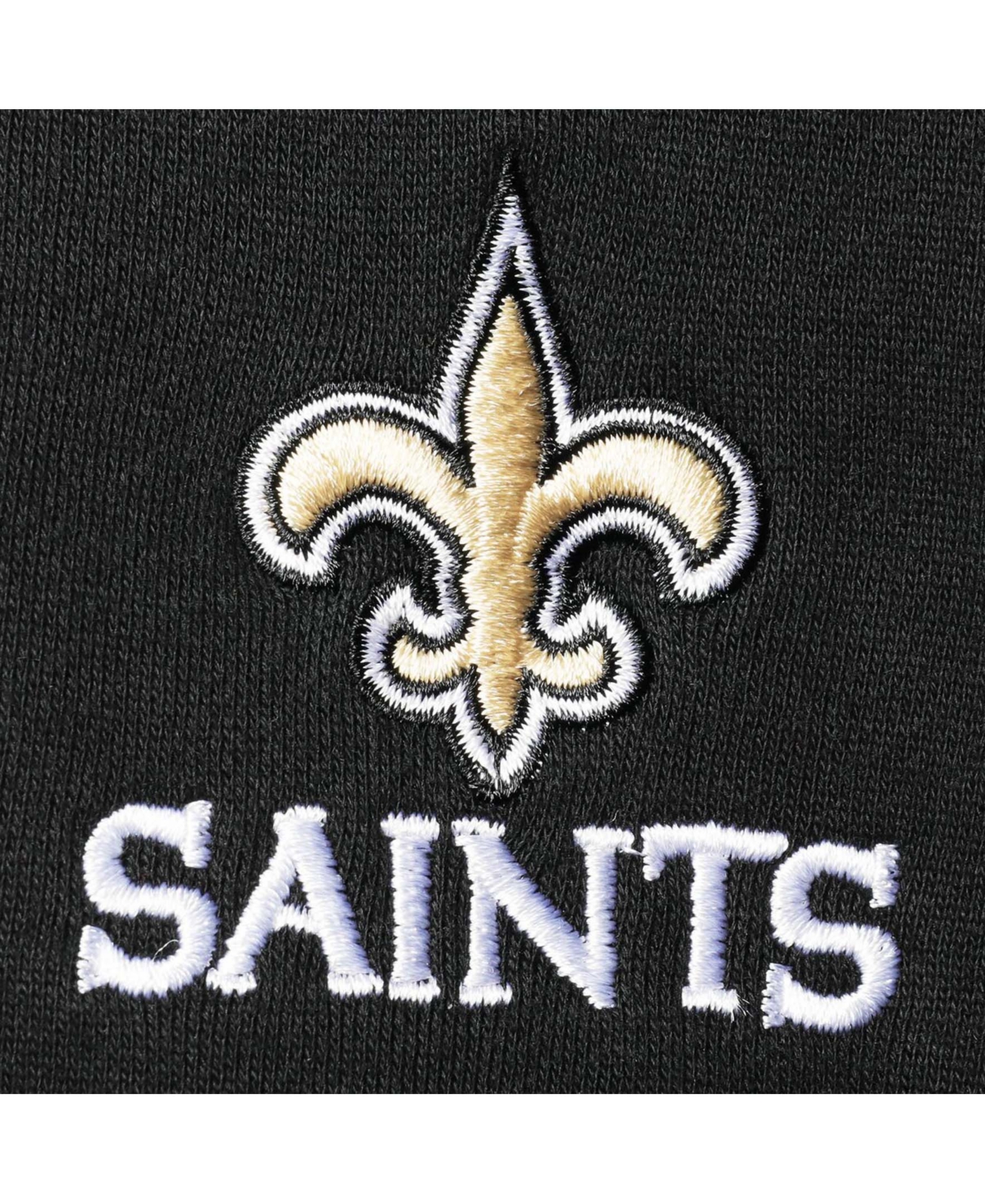 DUNBROOKE MEN'S BLACK NEW ORLEANS SAINTS CRAFTSMAN THERMAL LINED FULL-ZIP HOODIE 
