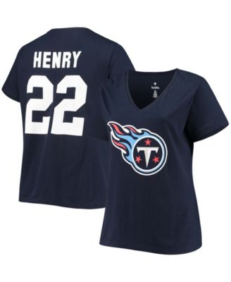 Men's Nike Derrick Henry White Tennessee Titans Name & Number T-Shirt