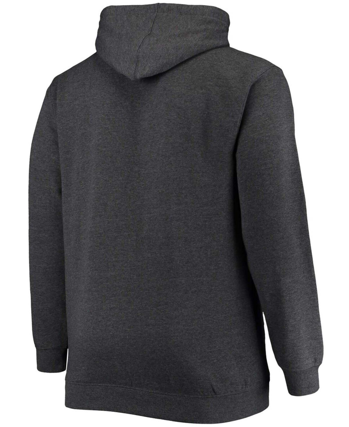 Fanatics Men's Heathered Charcoal Buffalo Bills Big And Tall Practice Pullover Hoodie In Heather Gr
