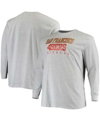 Men's Fanatics Branded Heathered Charcoal San Francisco 49ers Big