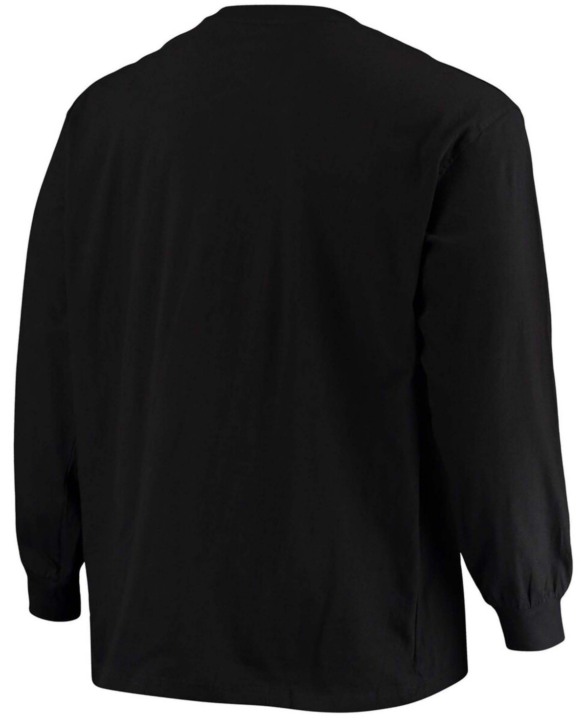 Men's Big and TallLos Angeles Rams Color Pop Long Sleeve T-shirt - Black