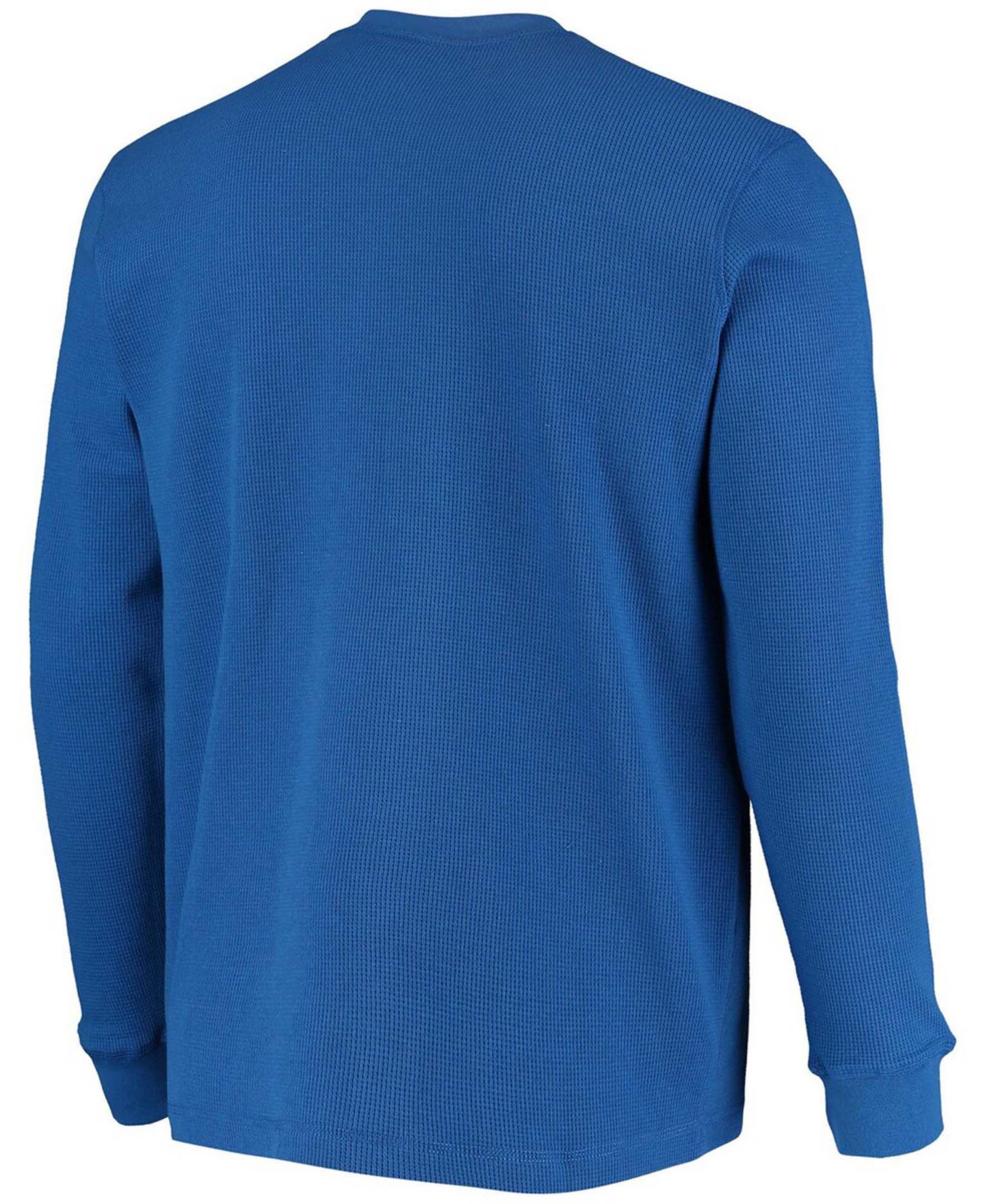 Мужская футболка Dunbrooke Royal New York Giants Maverick Thermal Henley Long Sleeve — фото 3