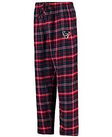 Men's Navy Houston Texans Ultimate Plaid Flannel Pajama Pants