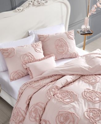 Rambling Rose 4-Pc. Duvet Cover Set, King