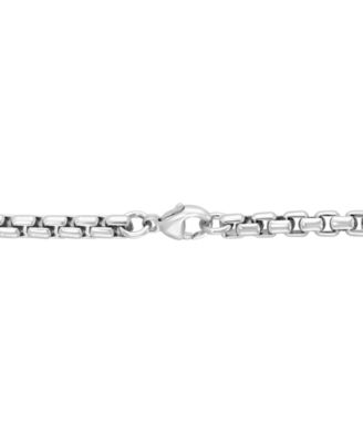 EFFY&reg; Men's Lapis Lazuli Woven-Look 22" Pendant Necklace in Sterling Silver