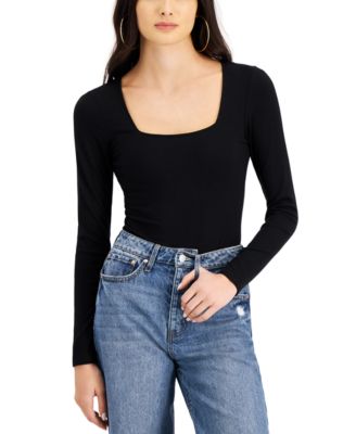 macy's black bodysuit