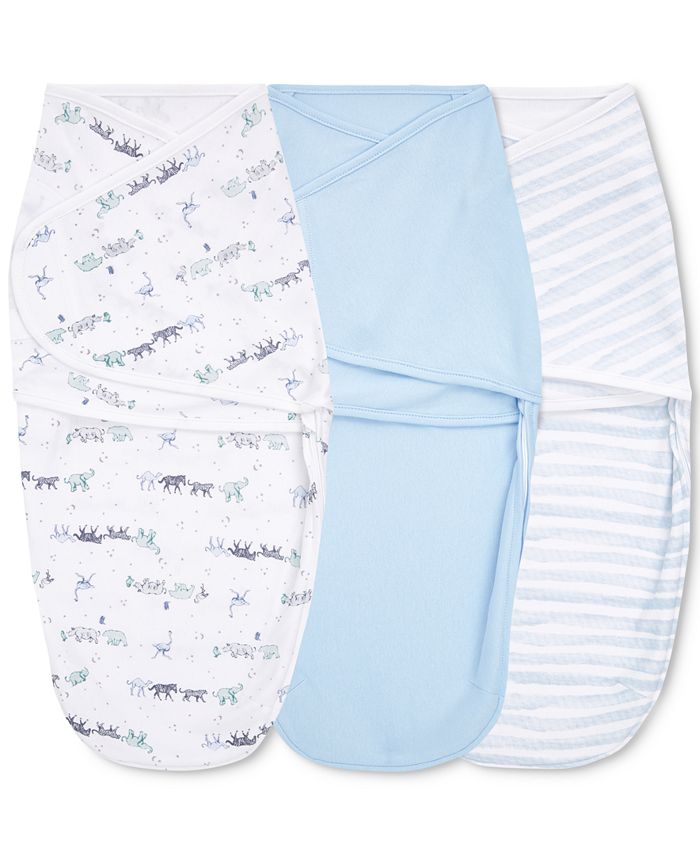aden by aden + anais Essentials Baby Boys & Girls 3Pk. Cotton Rising