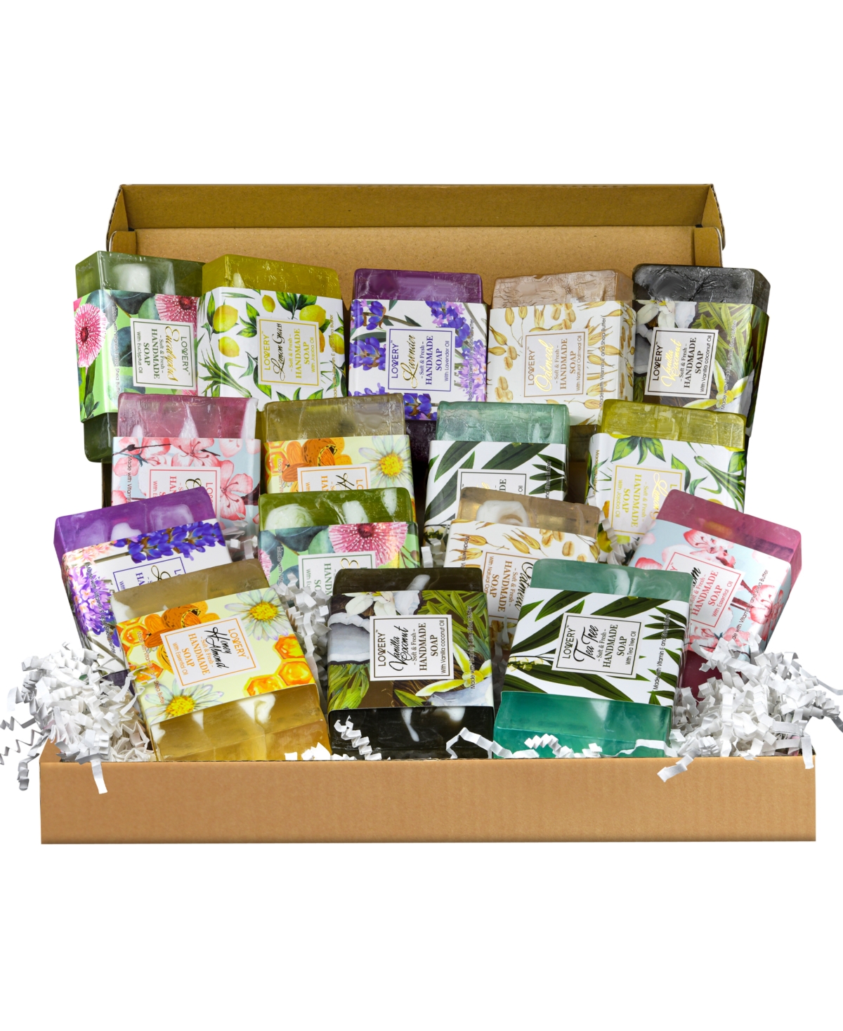 Handmade Soap Gift Set, Variety Pack Bath and Body Care Gift Set, 8 Piece