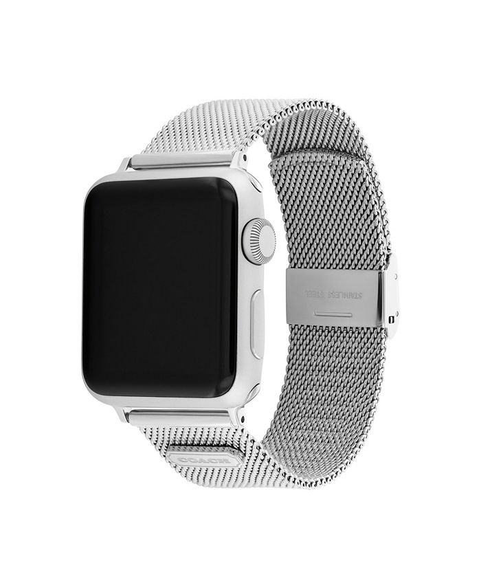 COACH Stainless Steel Mesh Bracelet 38/40/41mm Apple Watch Band Macy's