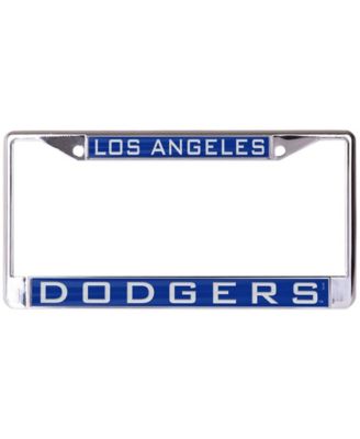 Multi Los Angeles Dodgers Laser Inlaid Metal License Plate Frame