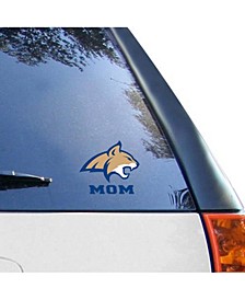 Multi Montana State Bobcats Mom 3" x 4" Decal
