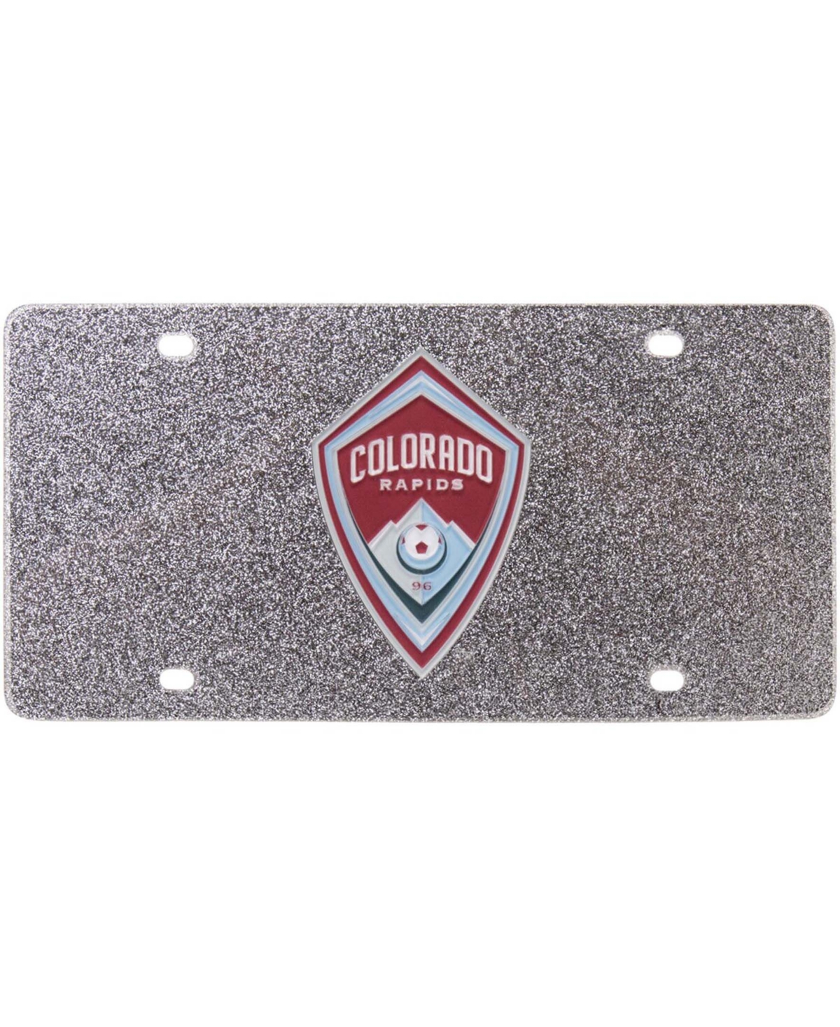 Multi Colorado Rapids Acrylic Glitter License Plate - Multi