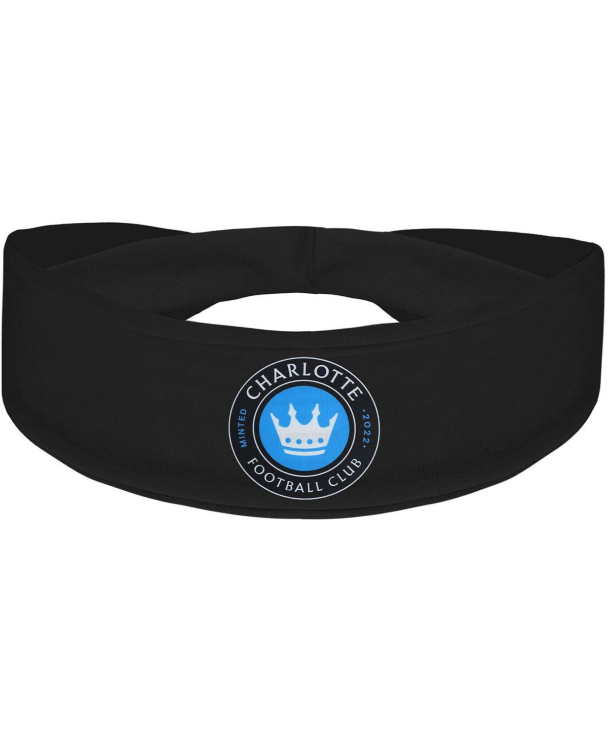Black Charlotte Fc Primary Logo Cooling Headband - Black