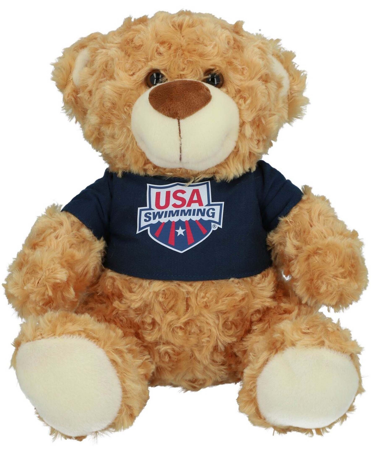 Mascot Factory Brown Usa Swimming Fred Stuffed Bear
