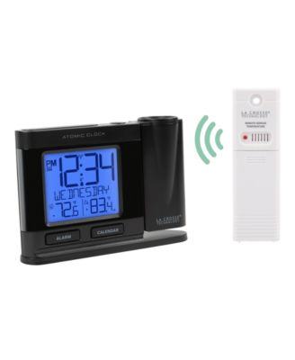 La Crosse Technology 616-41667-INT Atomic Projection Alarm Clock with Temperature