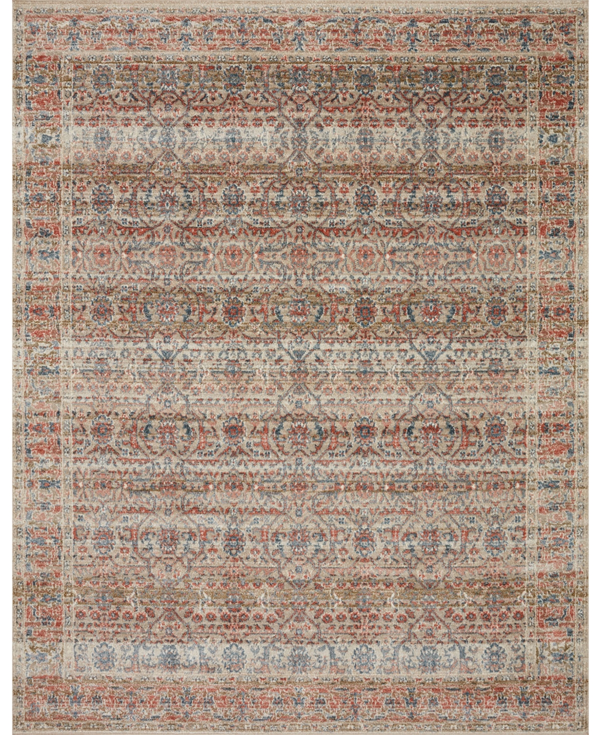 Loloi Ii Saban Sabasab-05 7'10in x 10' Area Rug - Sand, Multi