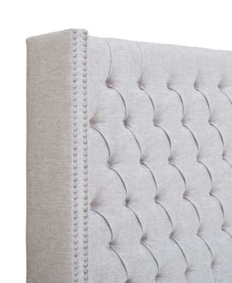 Amelia Fabric Tufted Queen Headboard