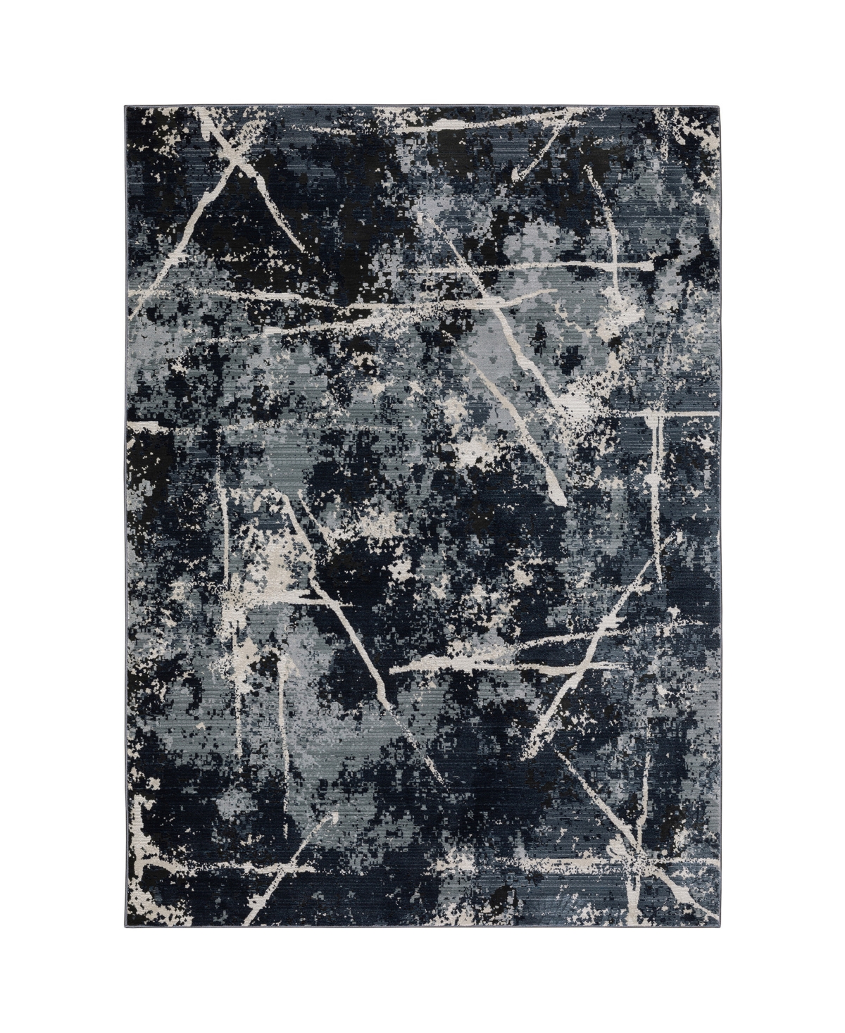 Jhb Design Convoy CON715 7'10in x 10'10in Area Rug - Blue