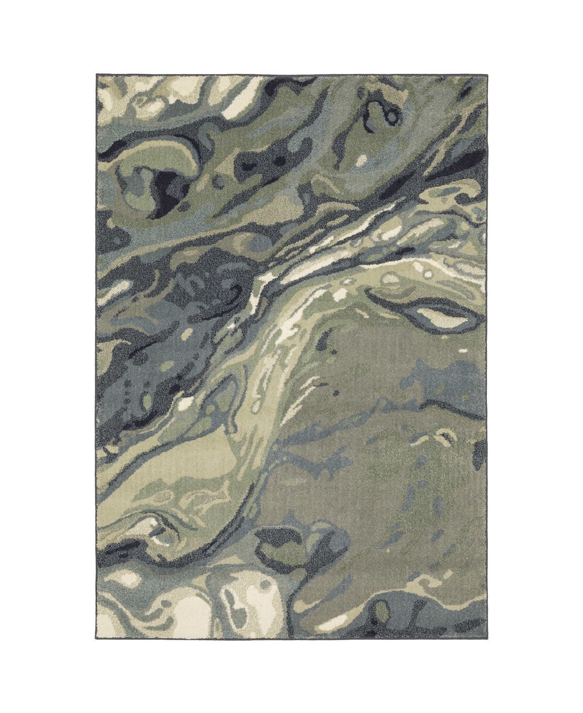 Jhb Design Cordoba COR10 9'10in x 12'10in Area Rug - Blue